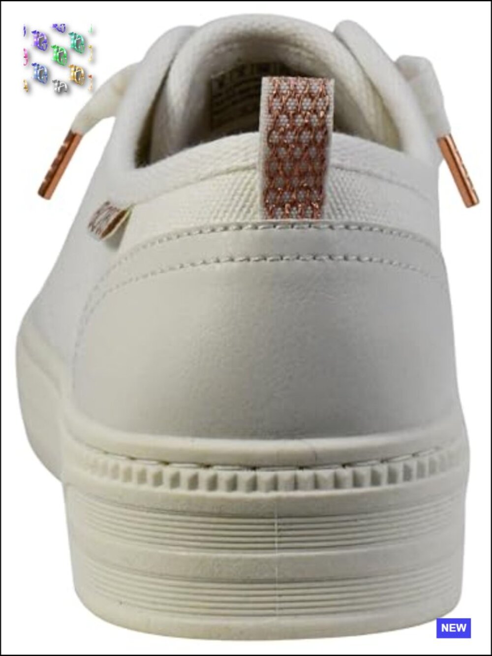 Women's Bobs Copa Sneaker Memory Foam Lace Up Casual Fashion Sneakers - Picture 4 of 7